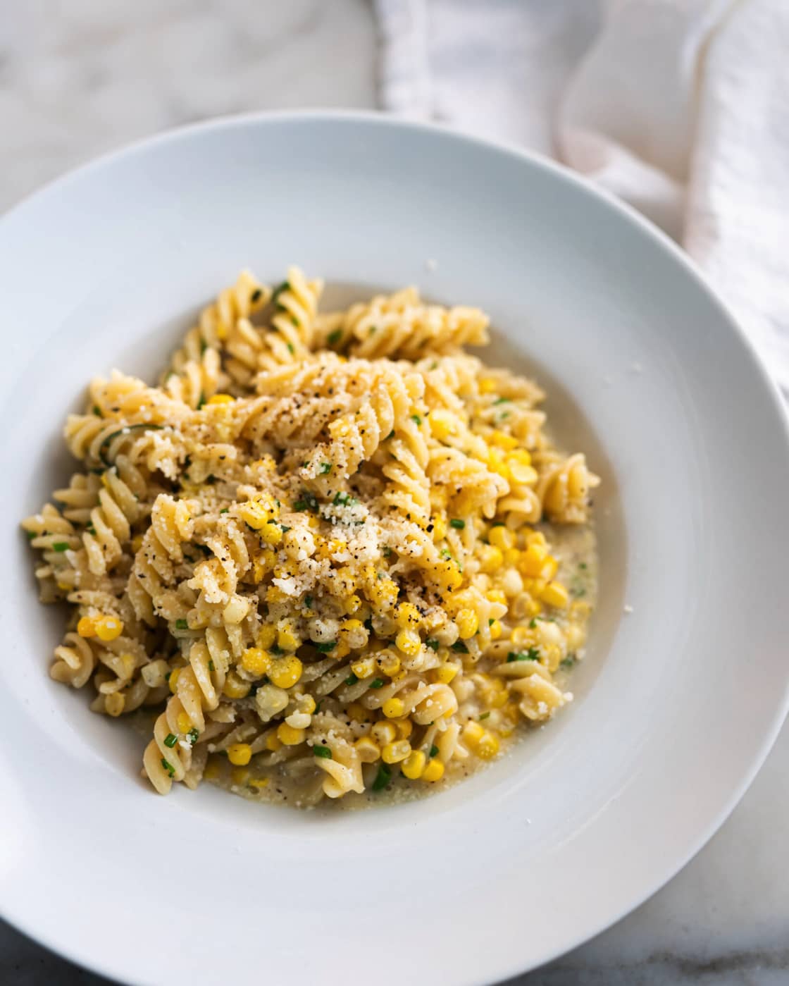 Cacio e Pepe Fusilli