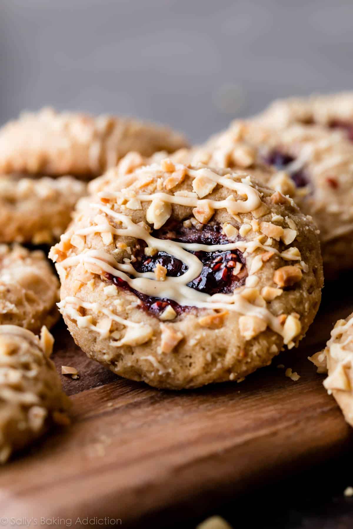 Peanut Butter Walnut Thumbprint