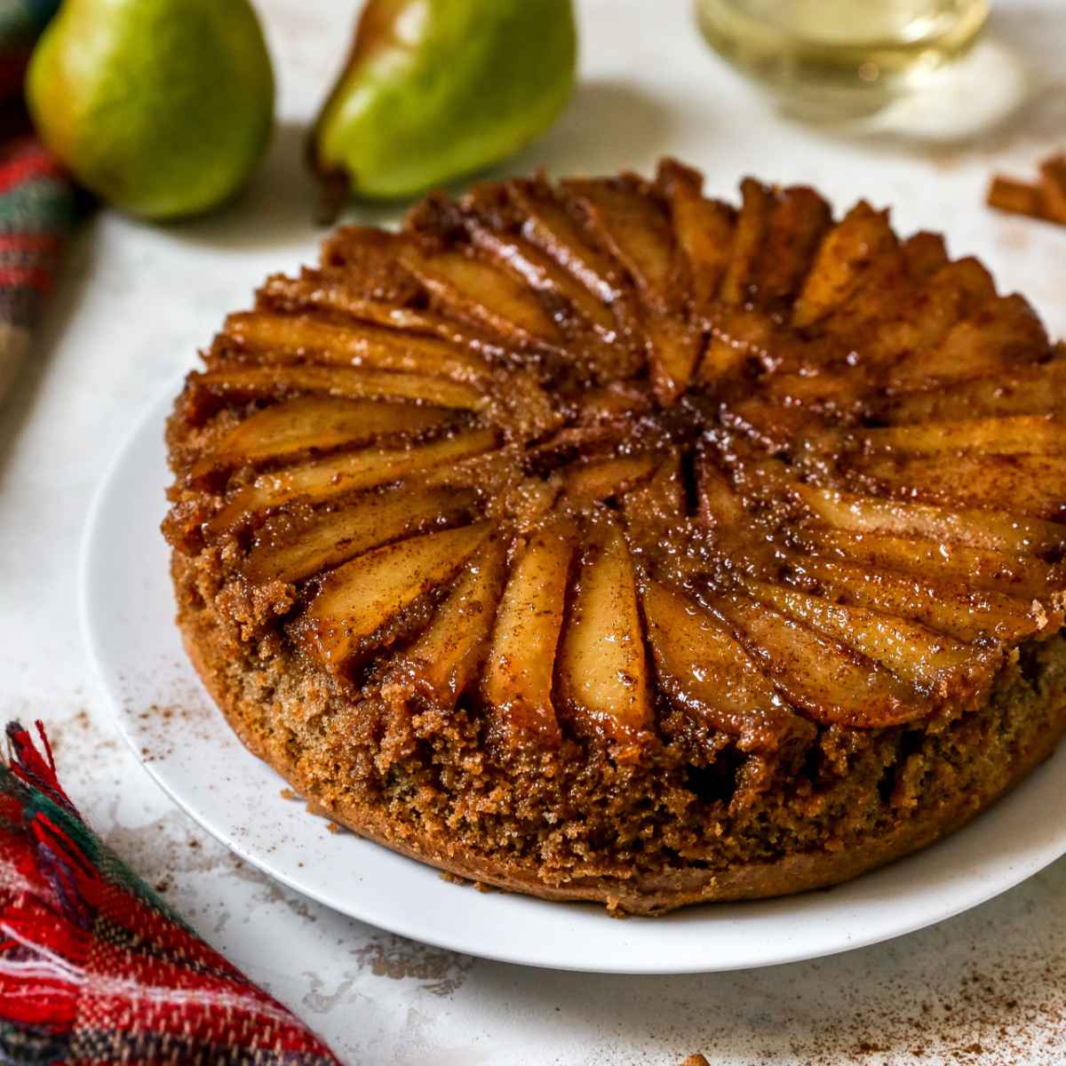 Brown Sugar Pear Cake