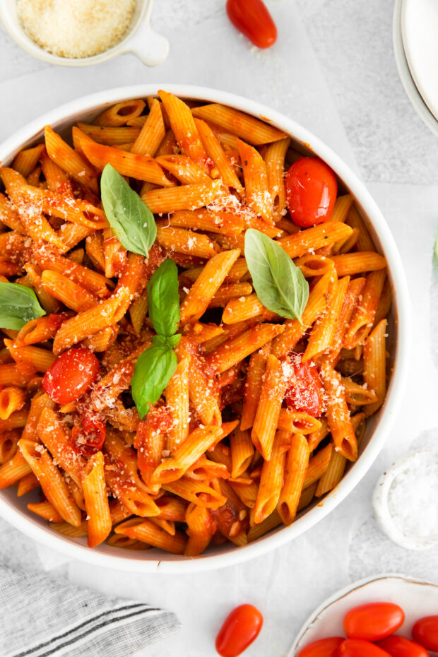 Penne with Spicy Calabrian Peppers