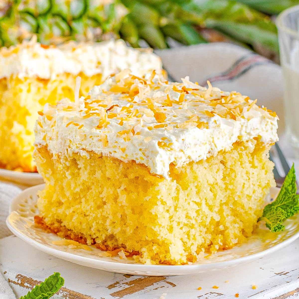 Piña Colada Layer Cake