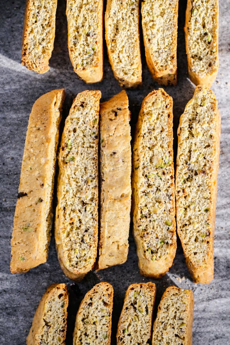 Biscotti with Pistachios