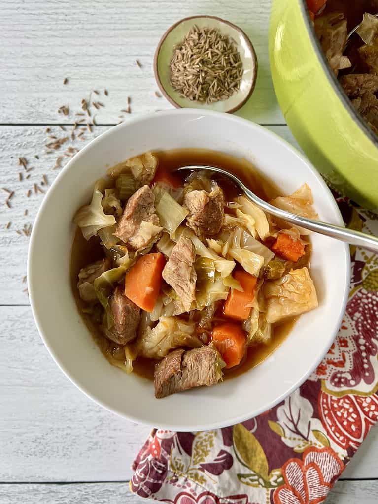 Pork and Cabbage Kimchi-Style Soup