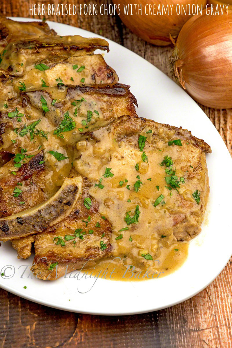 Herb-Braised Pork Chops