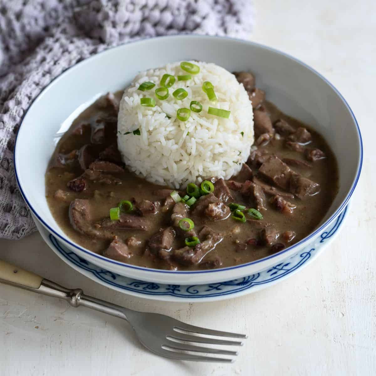 Pork Kidney Stew