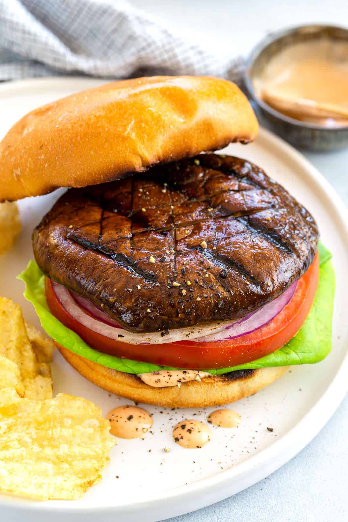 Portobello Mushroom Burger