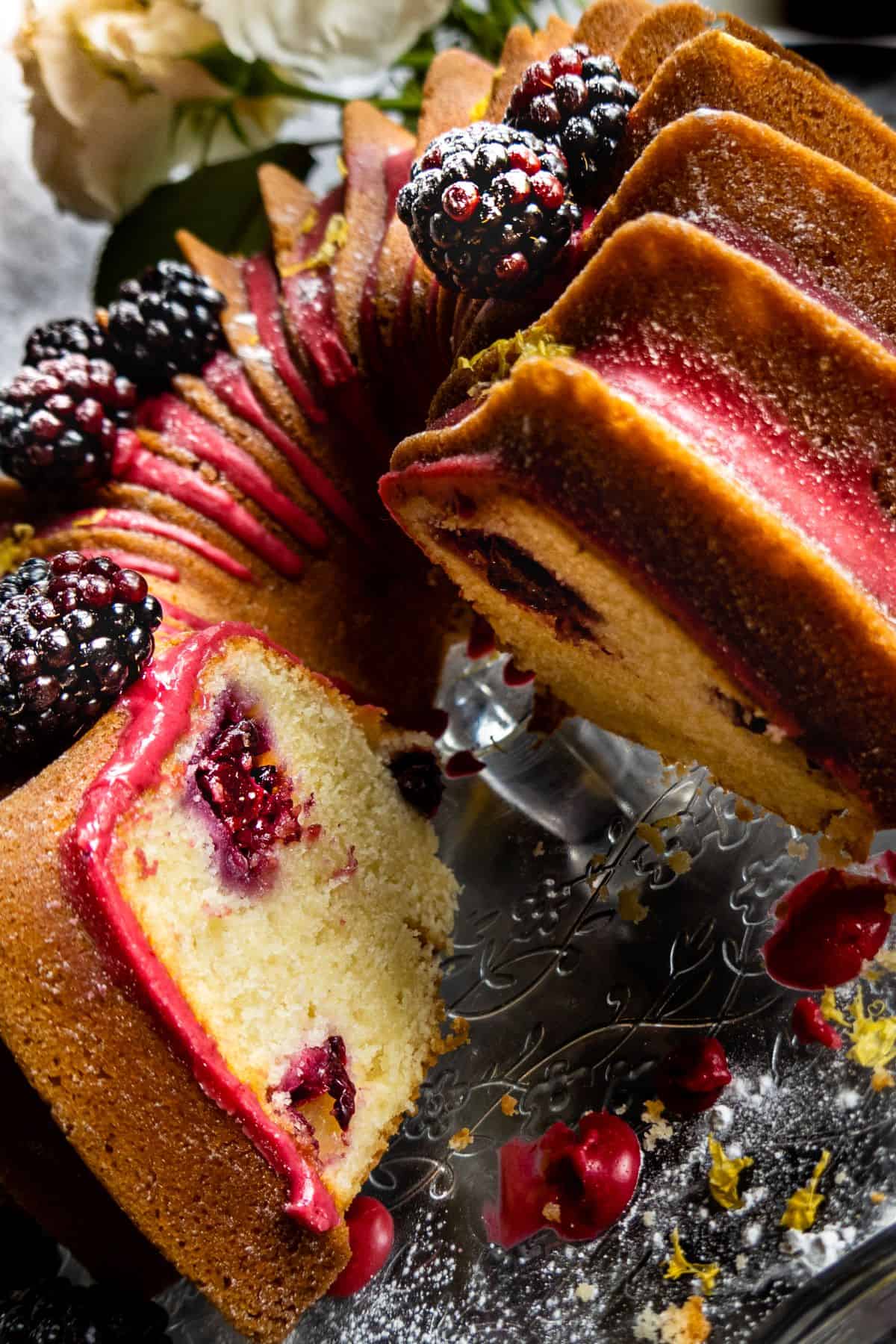 Blackberry Lemon Bundt