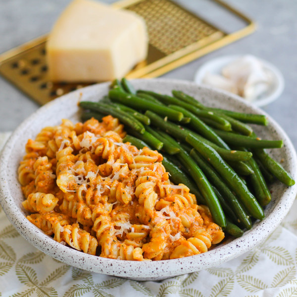 Creamy Garlic Parmesan Green Beans