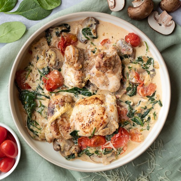 Creamy Tuscan Chicken with Spinach
