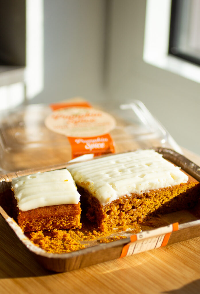 Pumpkin Spice Snack Cake