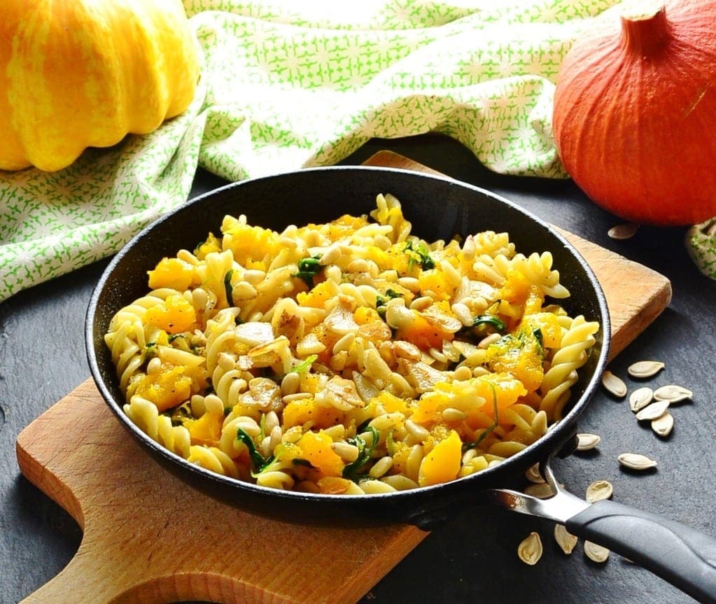 Roasted Garlic Pumpkin Pasta