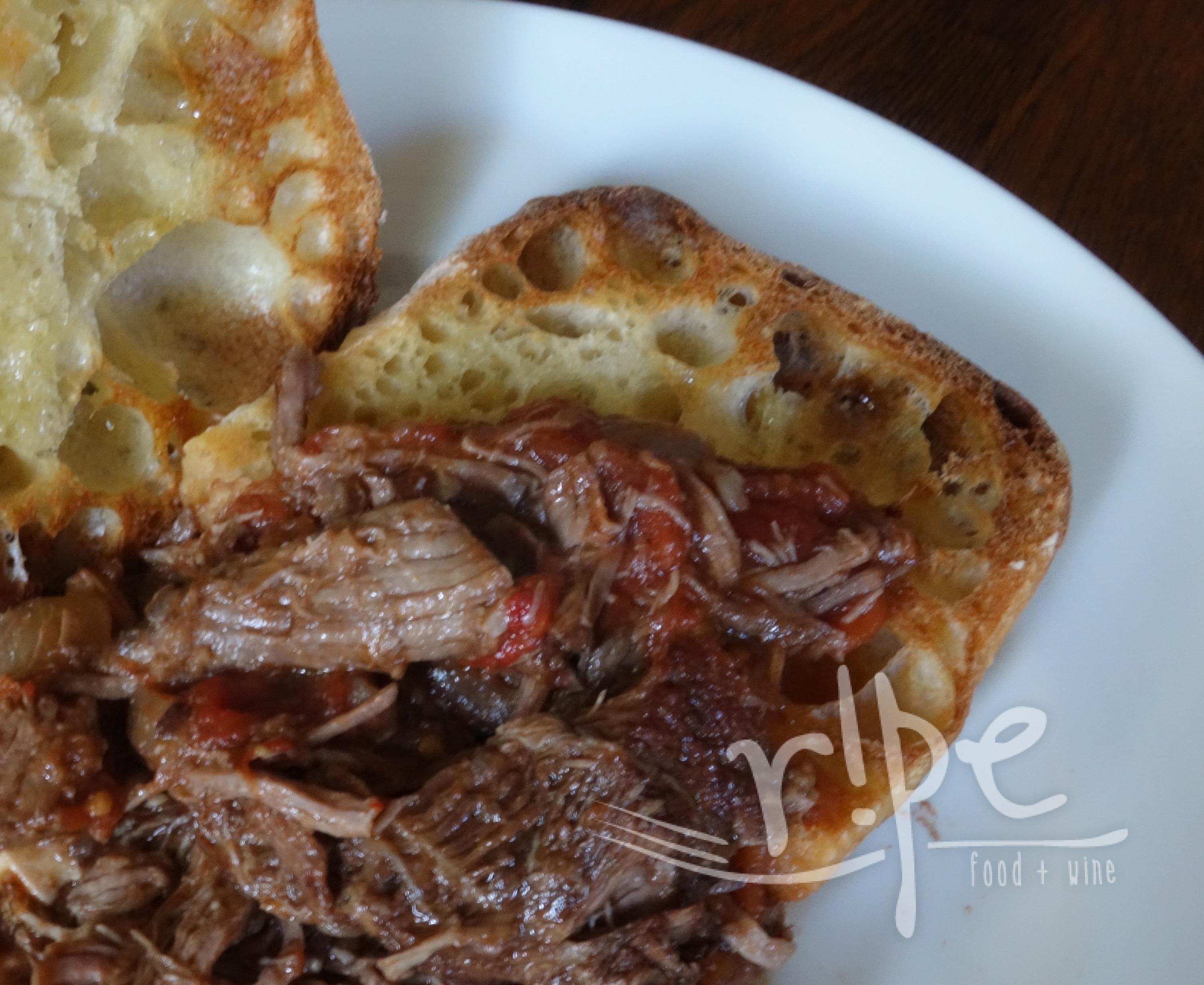 Beef Ragu Sandwiches