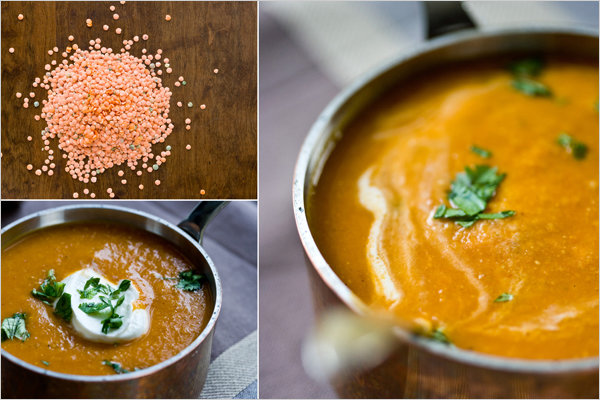Curried Red Lentil Soup