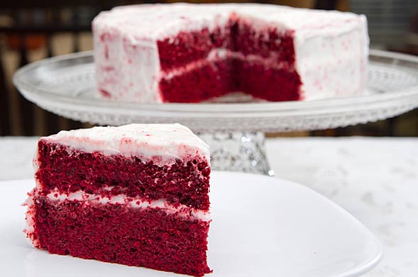 Greek Yogurt Velvet Cake
