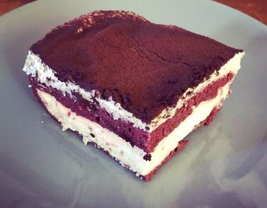 Tiramisu Velvet Cake