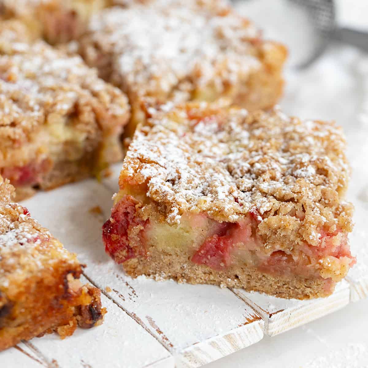 Rhubarb Custard Cake