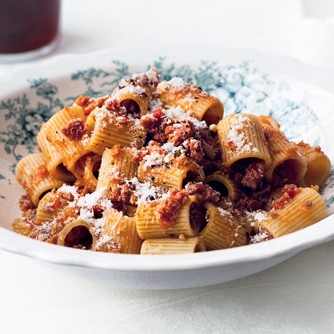 Spiced Pork Rigatoni