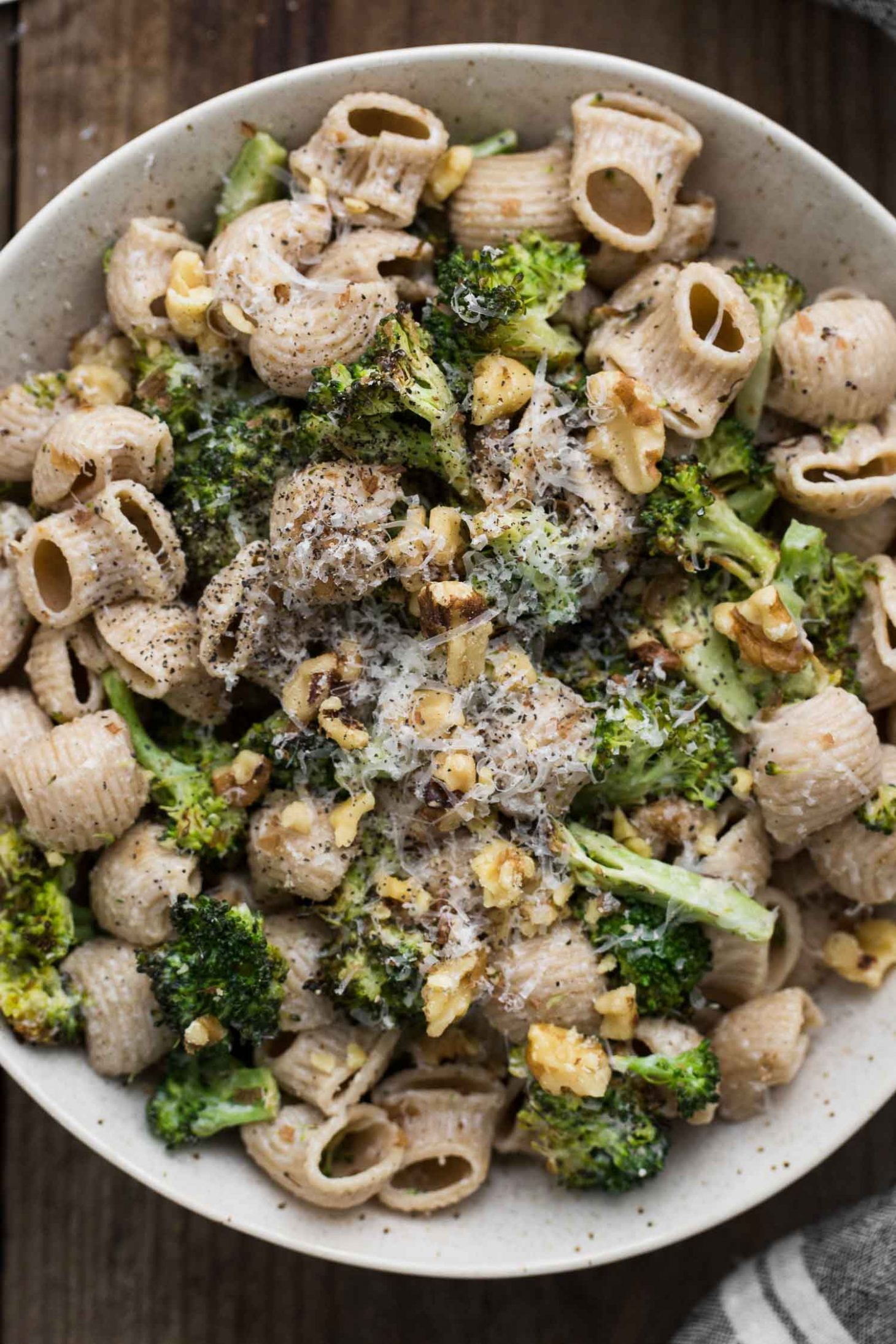 Roasted Broccoli Garlic Pasta