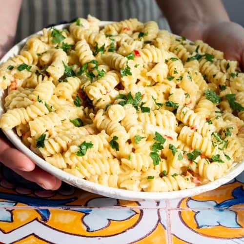 Roasted Garlic Herb Fusilli