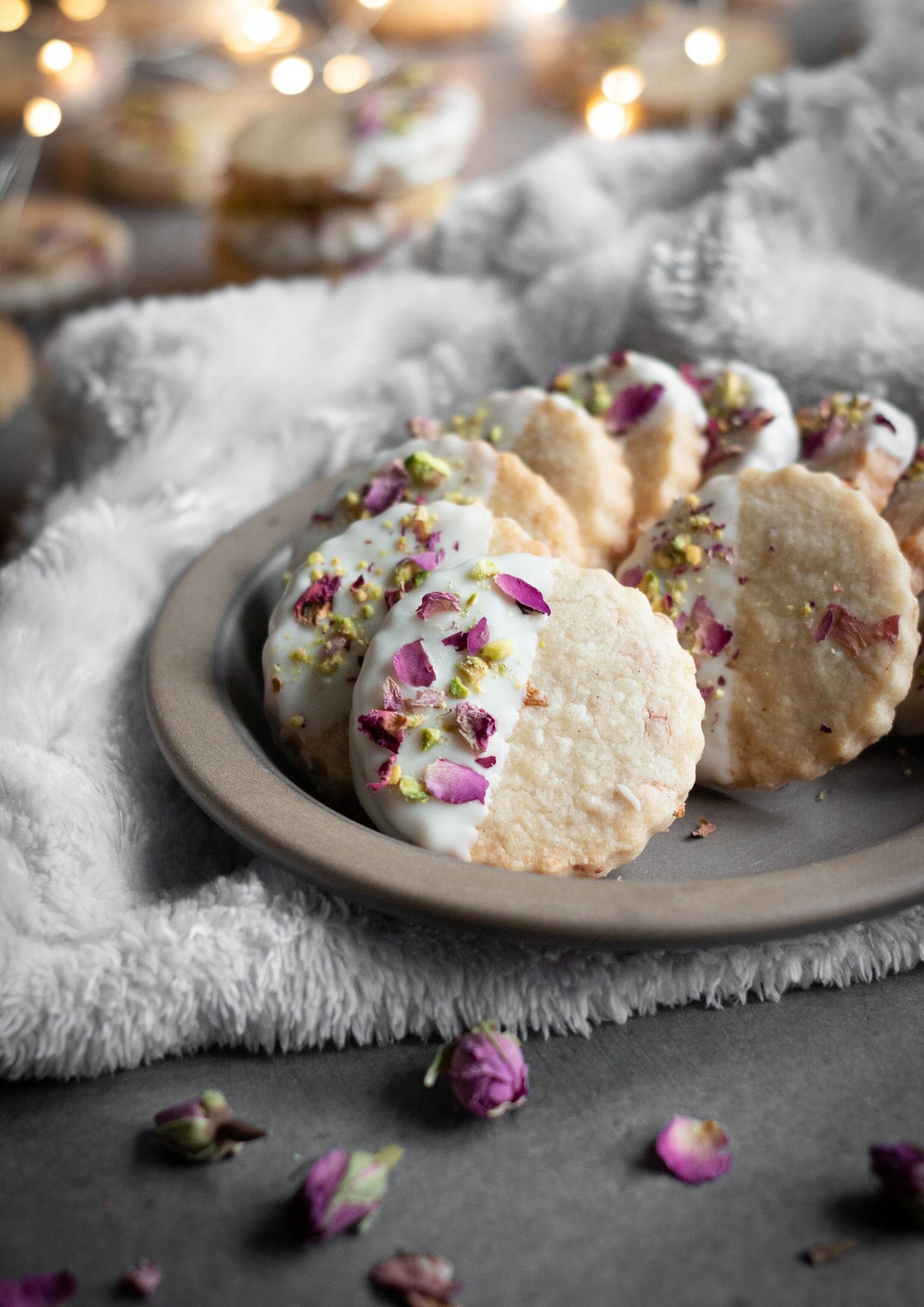 Rose Petal Shortbread