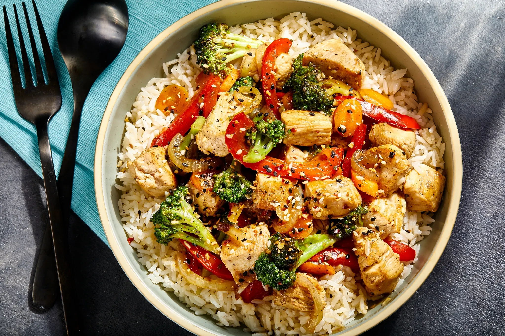 Sesame Ginger Chicken Stir-Fry