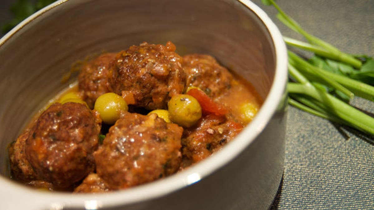 Spanish Albondigas with Olives