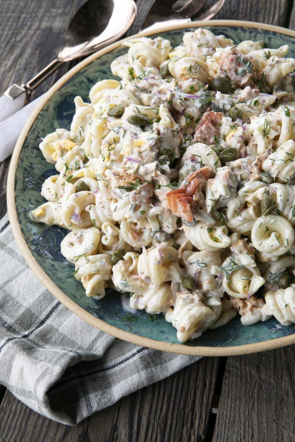 Smoked Salmon Capers Pasta