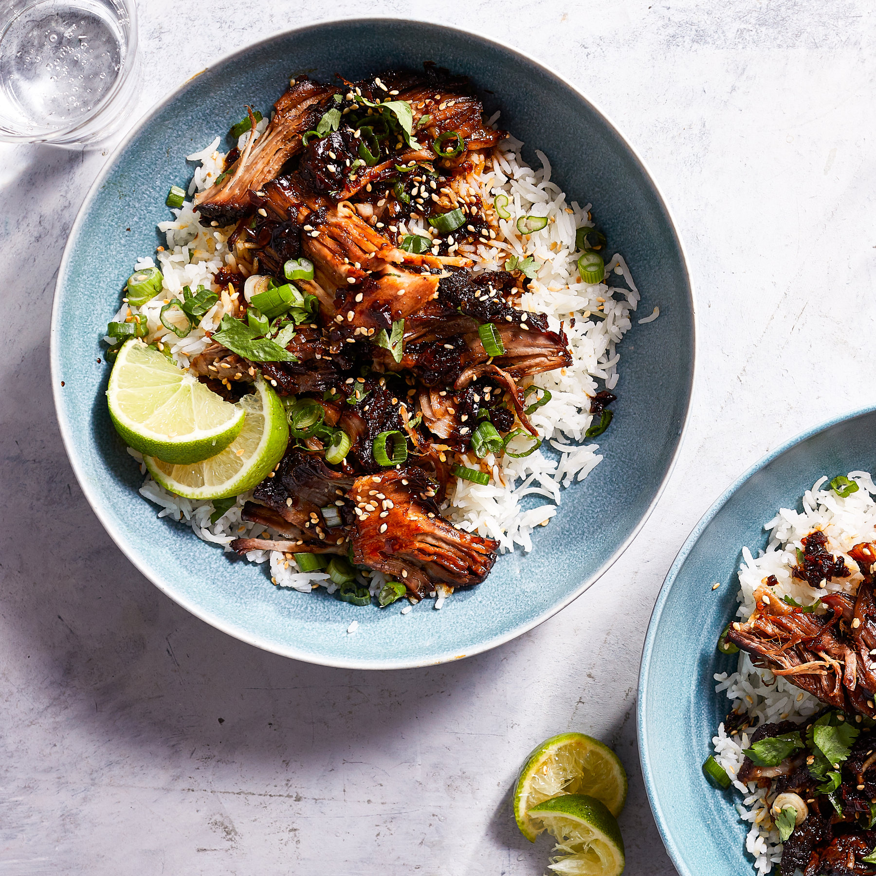 Soy Ginger Pulled Pork with Sesame