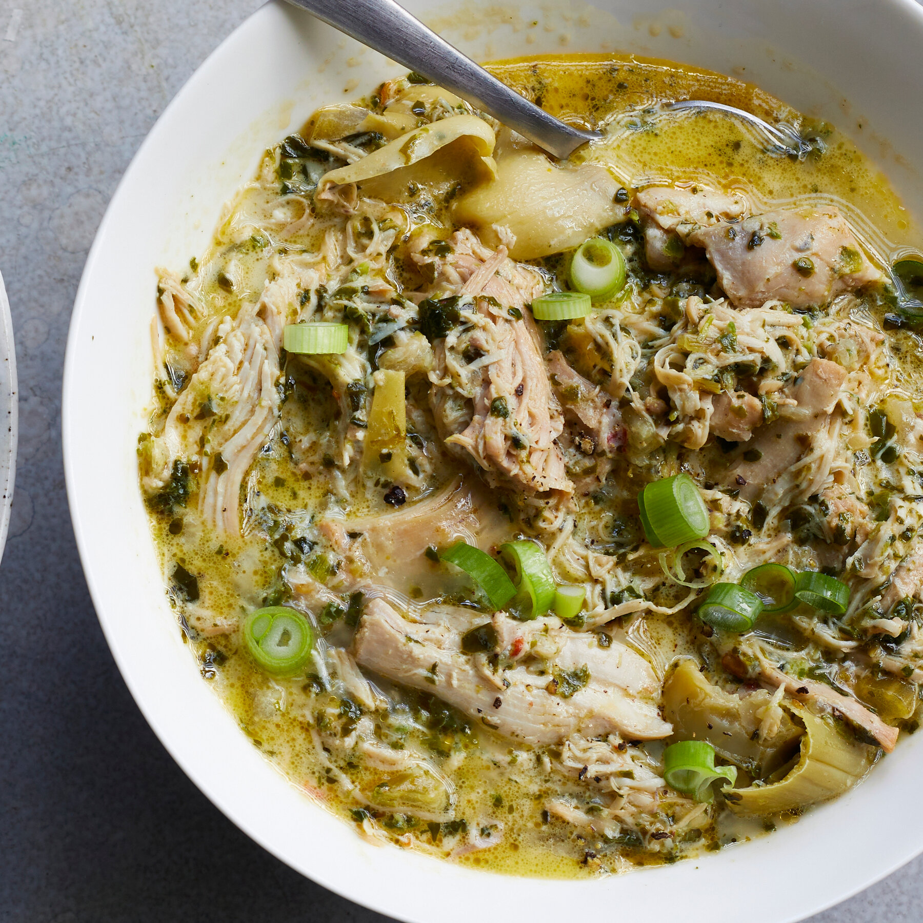 Creamy Artichoke Chicken Soup