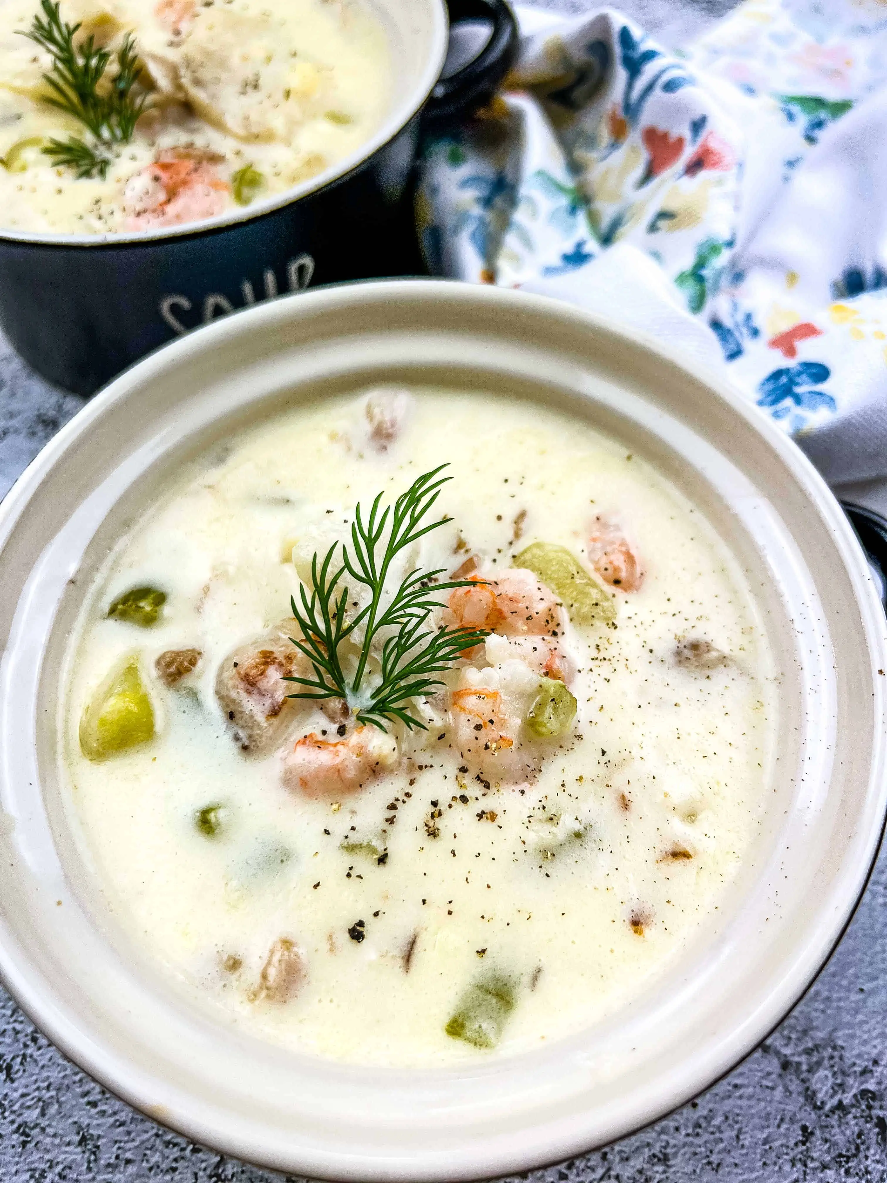 Seafood Chowder Loaded