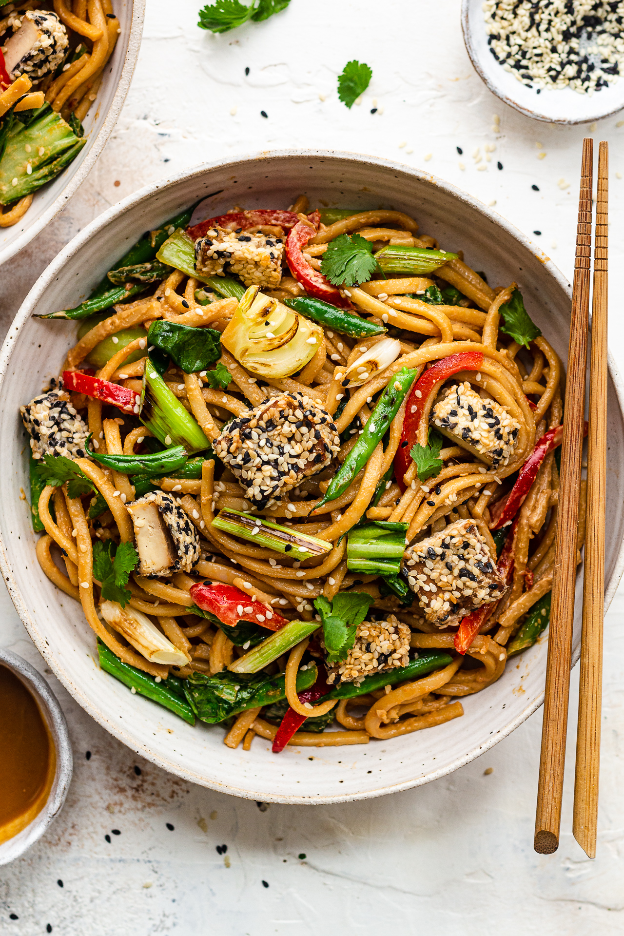 Asian Pasta Stir-Fry Bowl