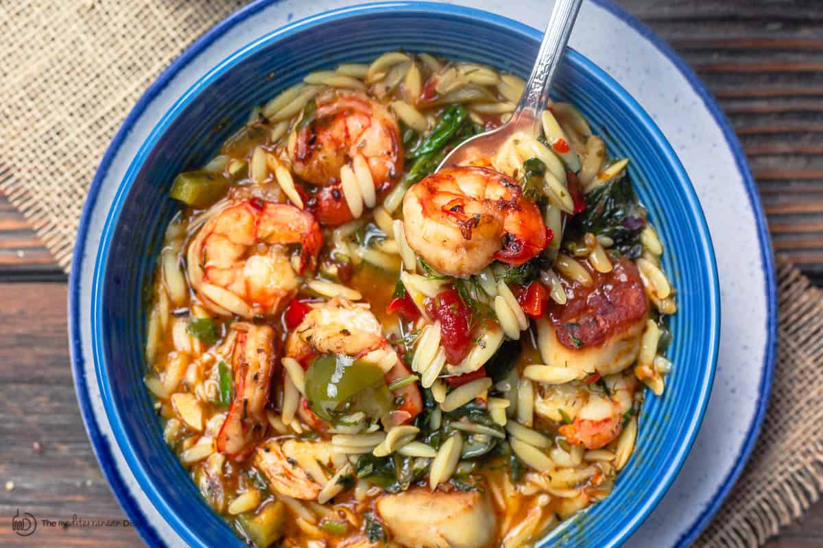 Mediterranean Seafood Pasta
