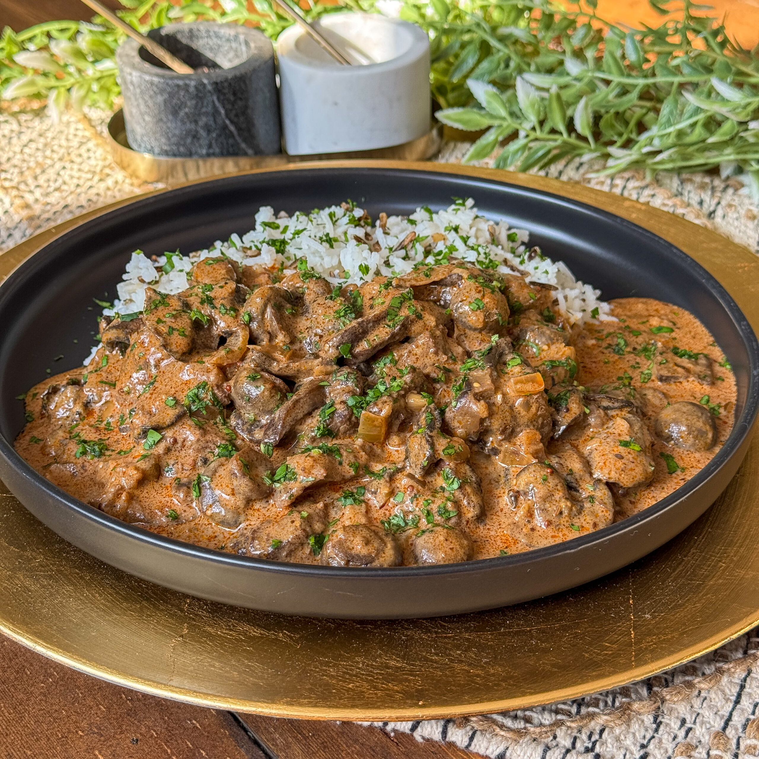 Beef and Mushroom Stroganoff