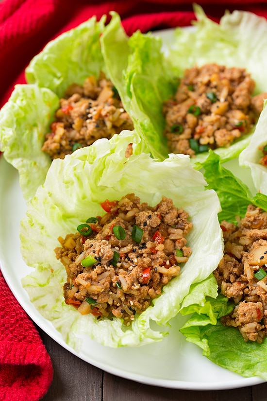 Shredded Cabbage Lettuce Wraps