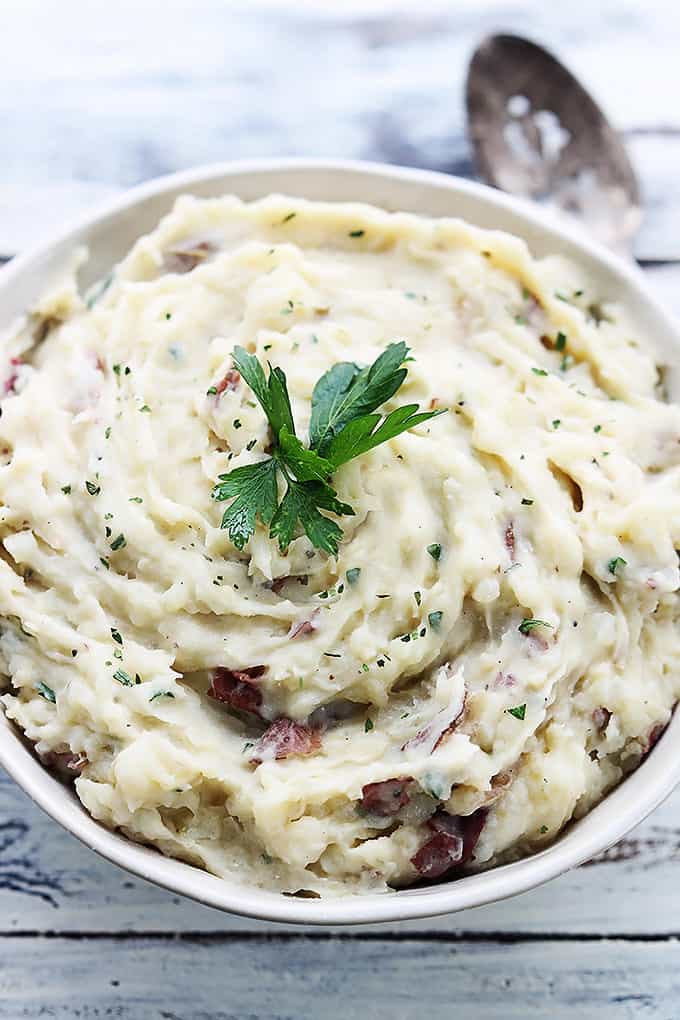 Garlic Herb Mashed Potatoes