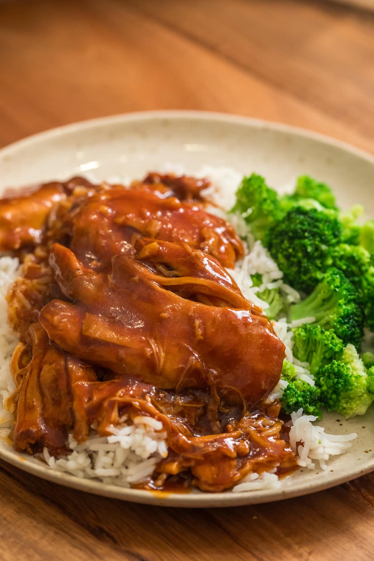 Sticky Garlic BBQ Chicken Thighs