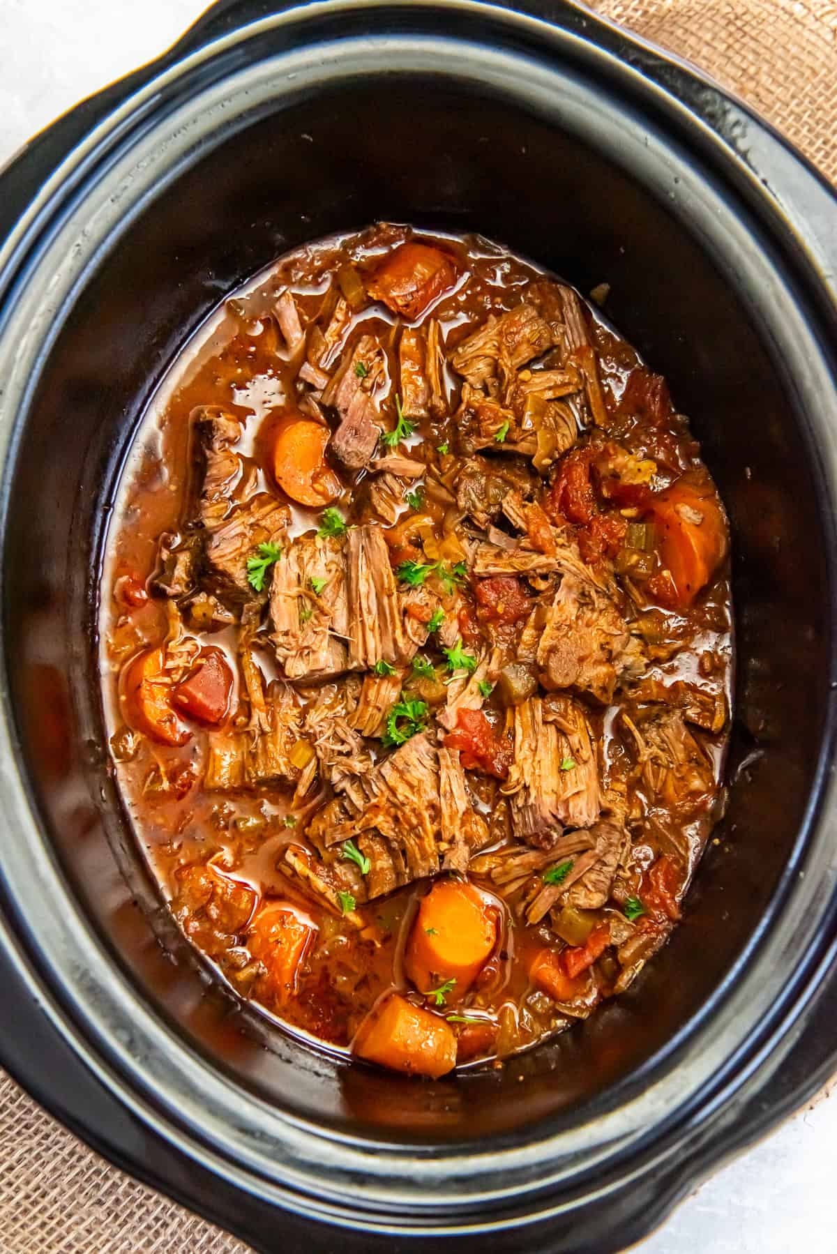 Italian Braised Roast with Tomatoes
