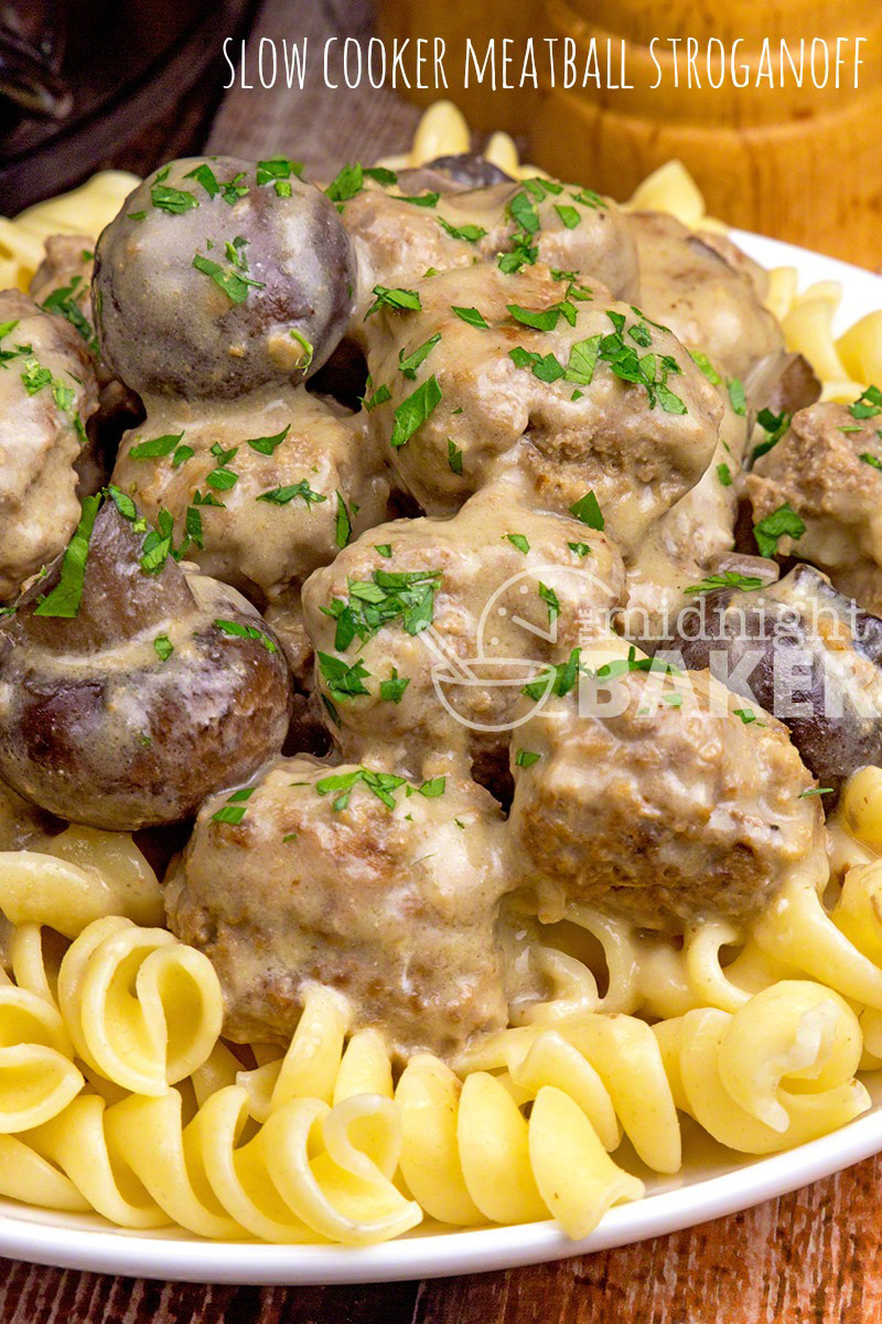 Meatballs in Stroganoff Sauce