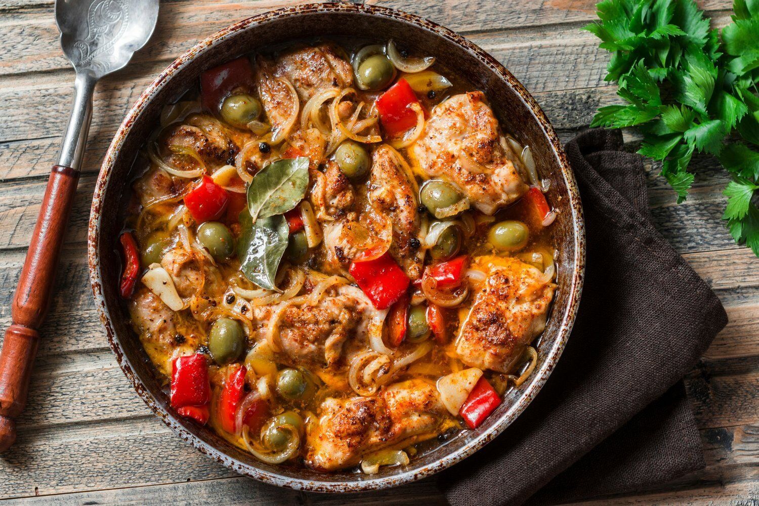 Mediterranean Chicken with Olives