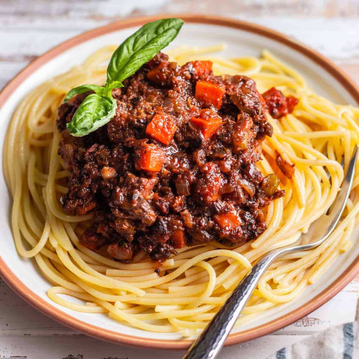 Mushroom Bolognese