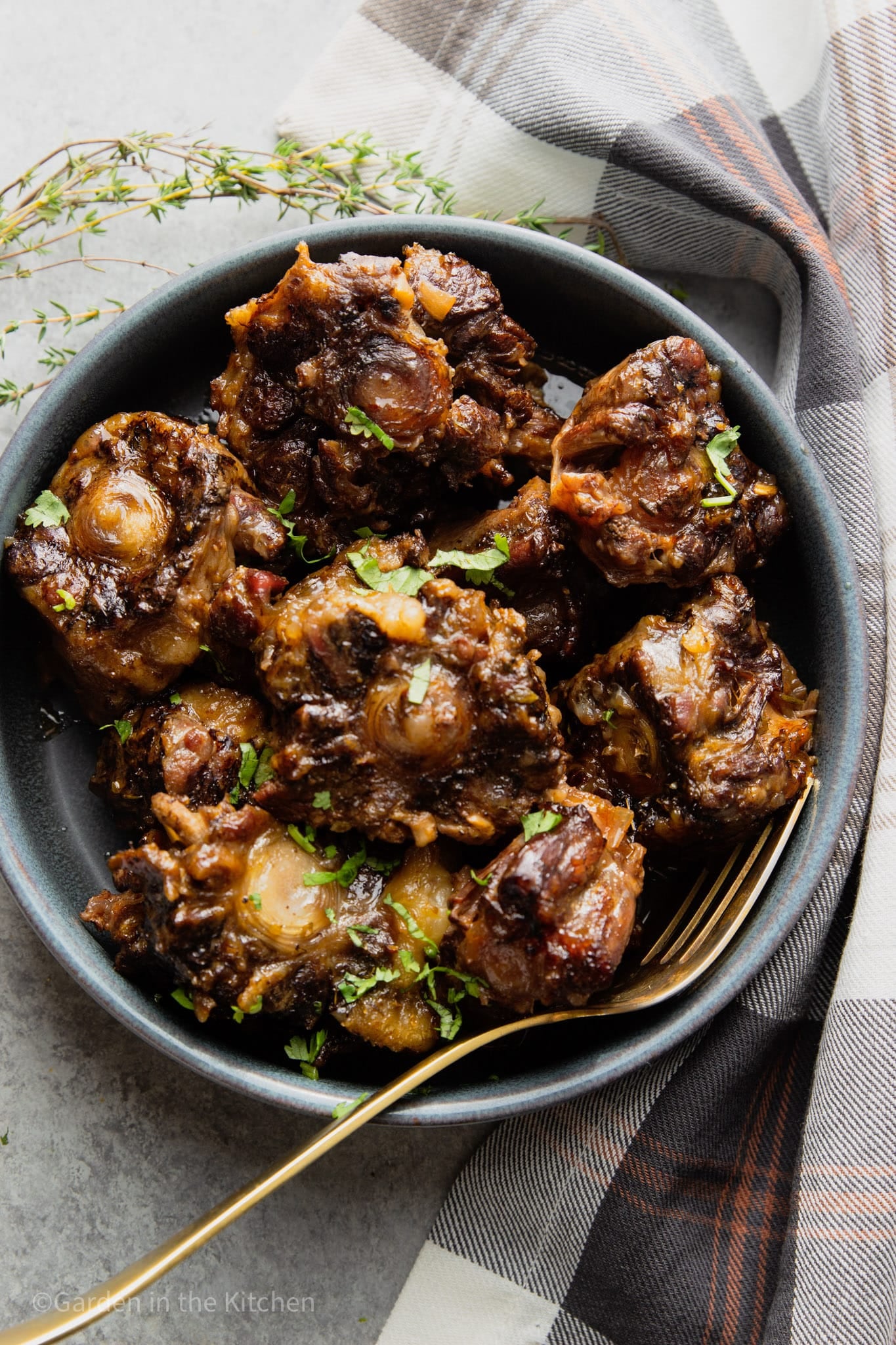 Braised Oxtail with Root Vegetables