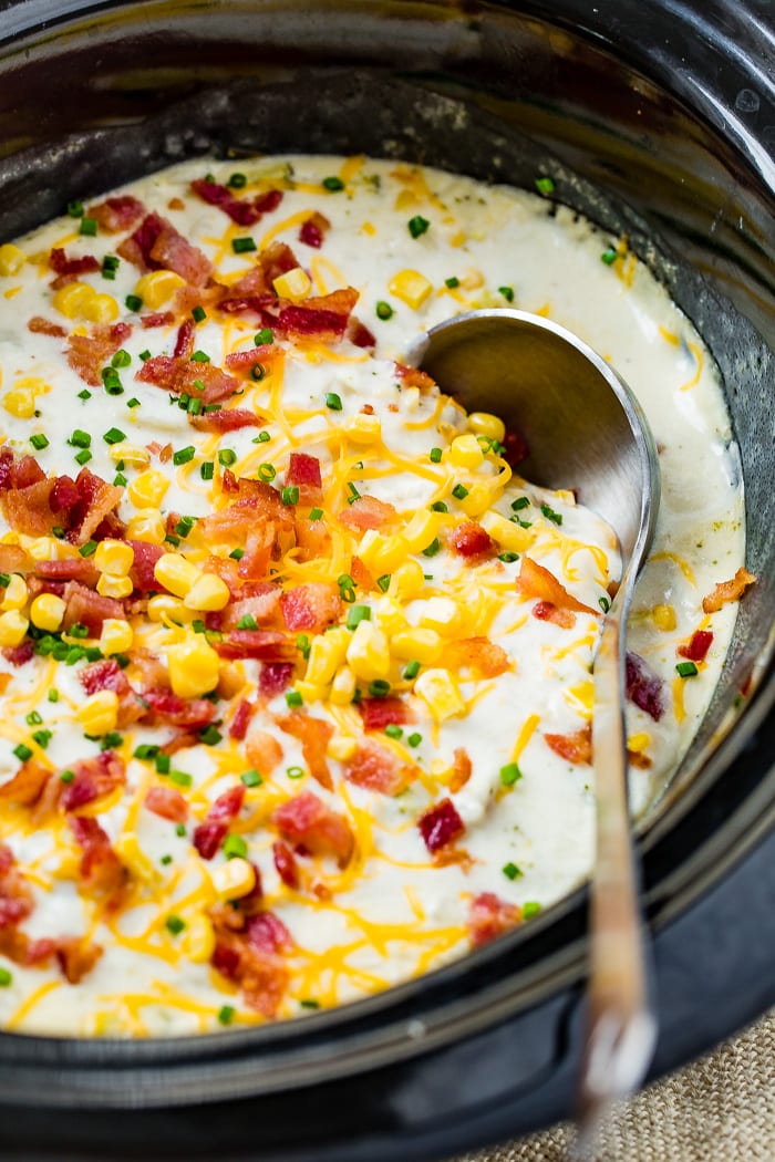Bacon Cheddar Broccoli Potato Soup