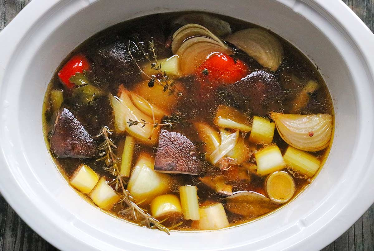 Beet and Ginger Vegetable Broth