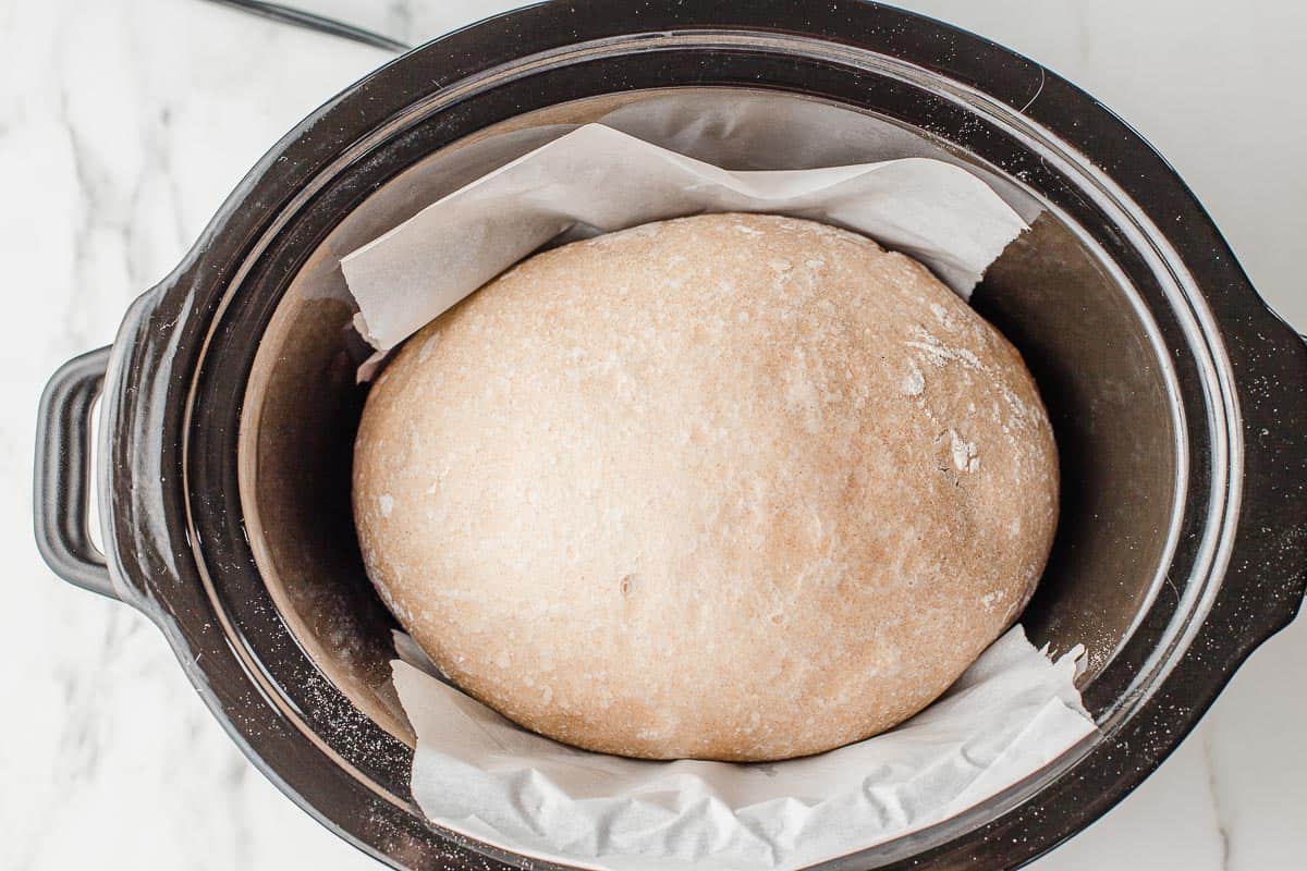 Sourdough Crockpot Loaf
