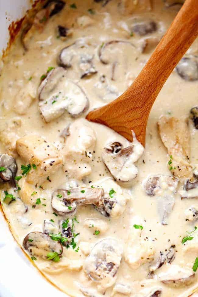 Creamy Mushroom Chicken Stroganoff