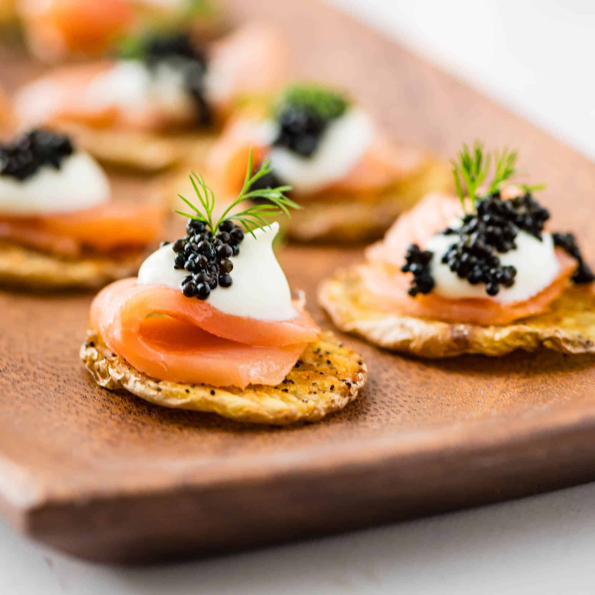 Smoked Salmon Canapés