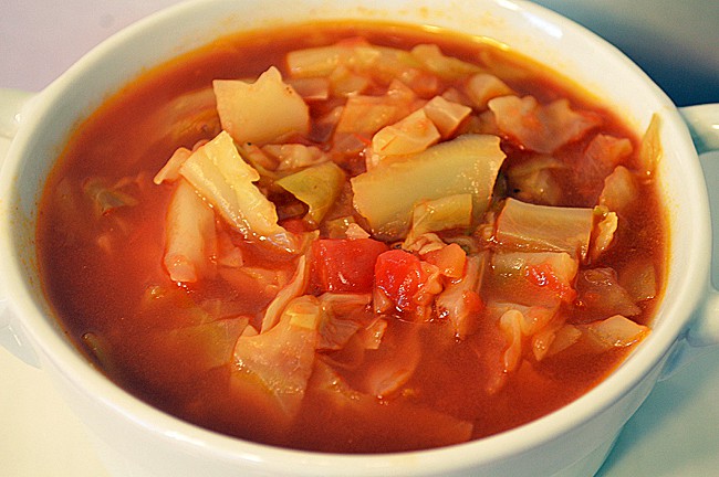 Cabbage Tomato Soup