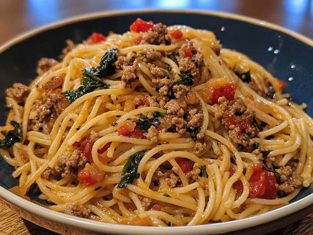 Beef with Roasted Garlic