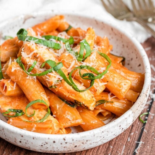 Tomato Cream Chicken Rigatoni