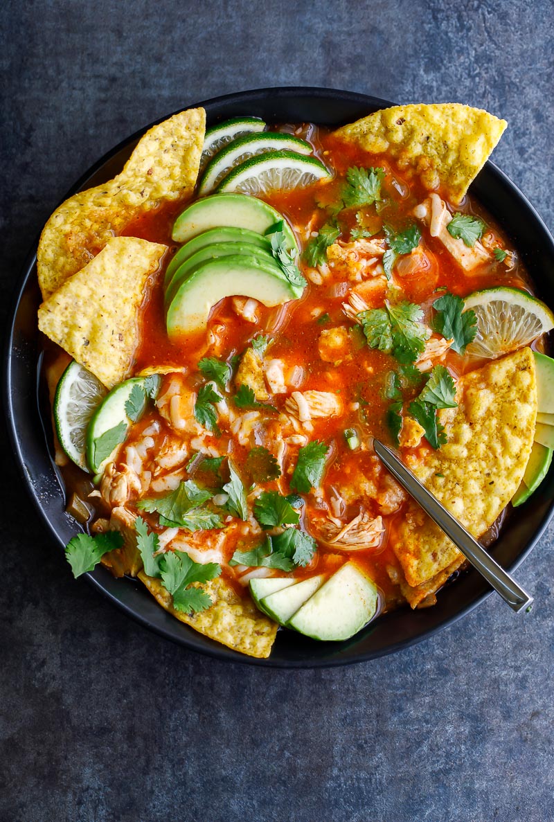Spicy Tortilla Chicken Soup